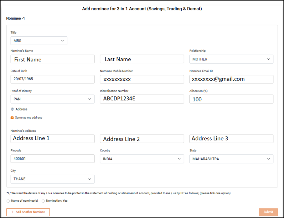 What is a nominee in a Demat account?| ICICI Direct